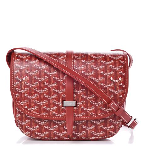 goyard messenger bag mens red|goyard belvedere pm price 2023.